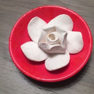 Flower incense holder / decoration